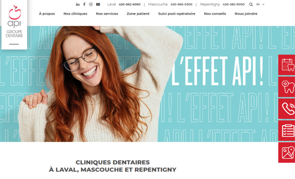 Soins dentaires : travailler chez Groupe dentaire API après un DEP en assistance dentaire au Québec